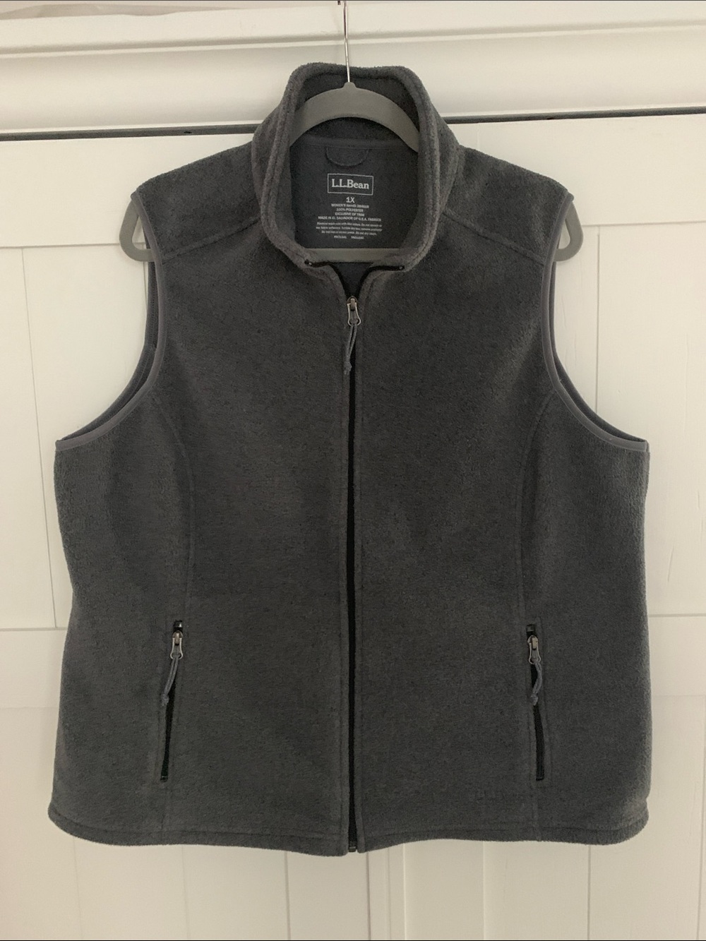 Vintage LL Bean Fleece Vest Size 1X